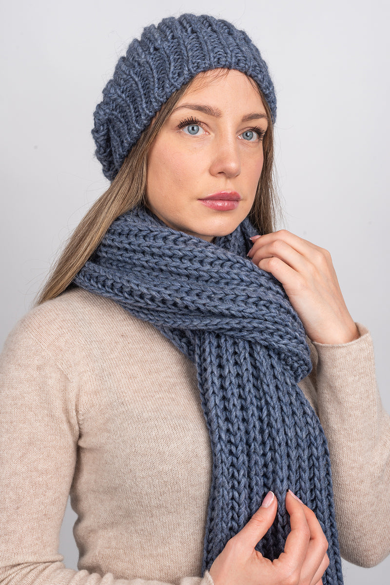Mütze im englischen Strick | Dalle Piane Cashmere