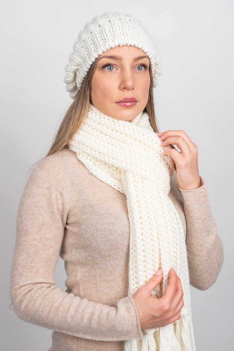 Mütze im englischen Strick | Dalle Piane Cashmere