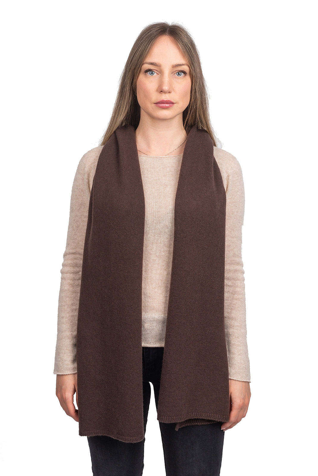 Breiter schal aus 100% Kaschmir | Dalle Piane Cashmere