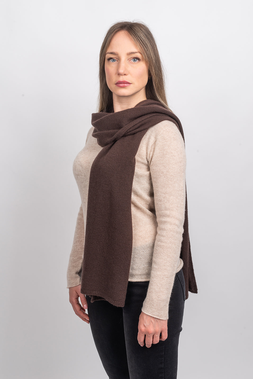 Breiter schal aus 100% Kaschmir | Dalle Piane Cashmere