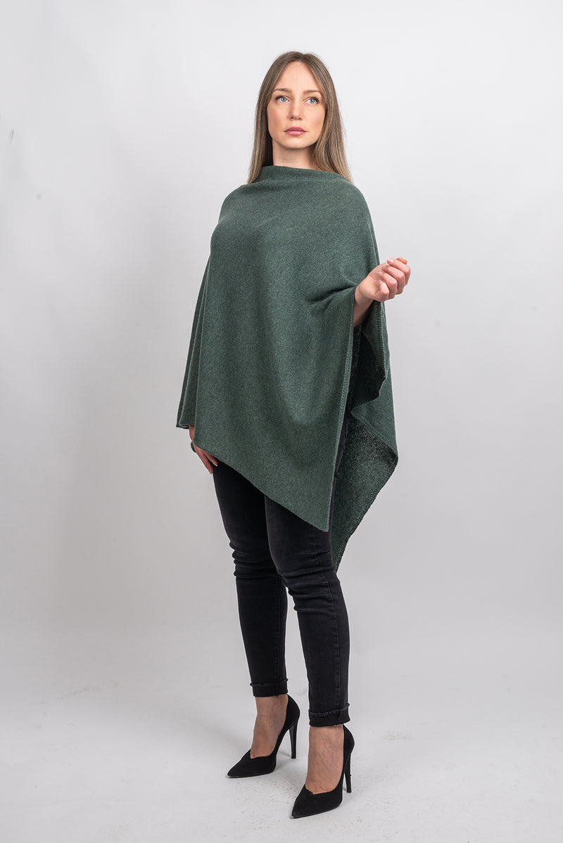 Poncho 100% Kaschmir