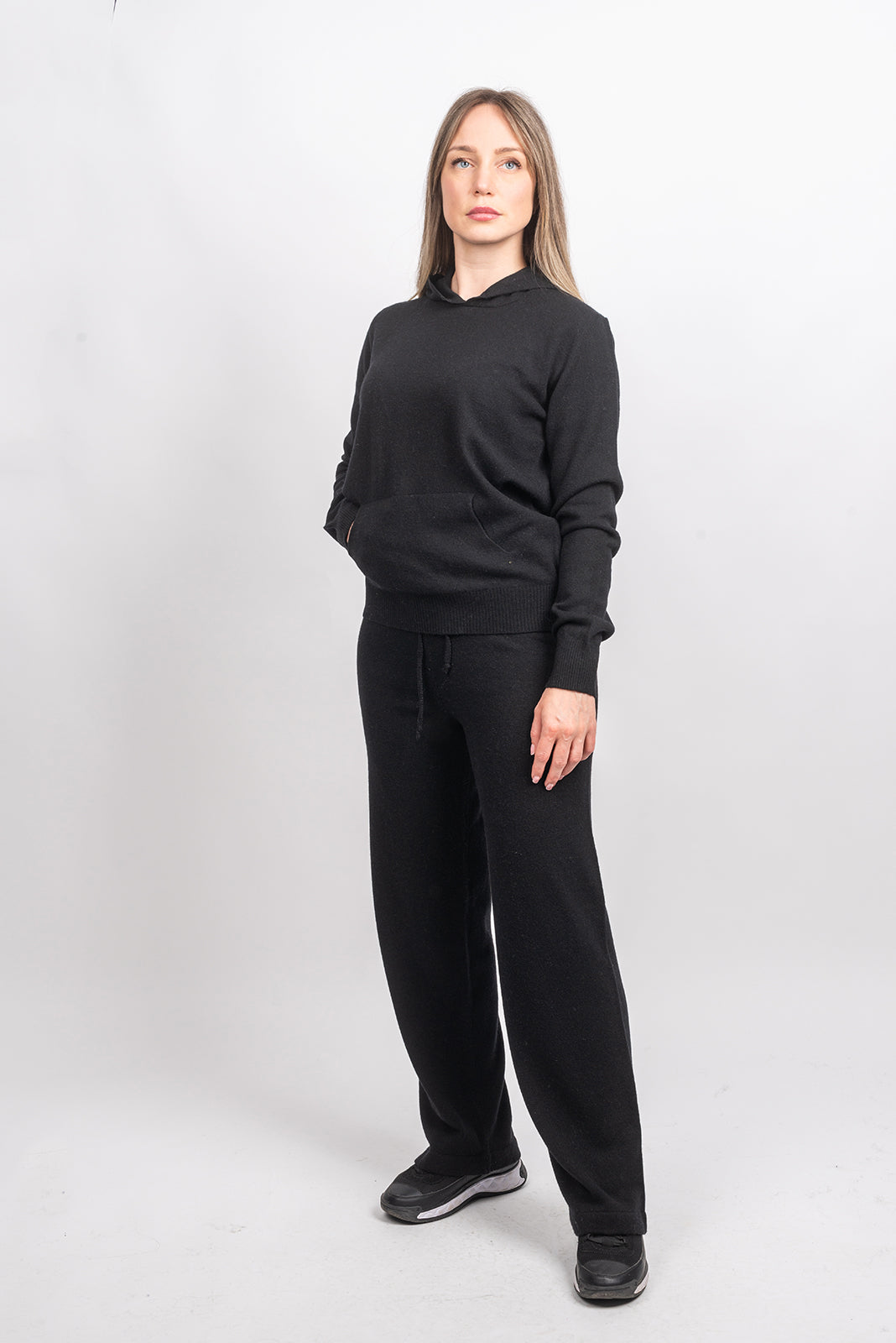 Hose aus Kaschmirmischung, Farbe Schwarz, Ansicht 3 | Dalle Piane Cashmere