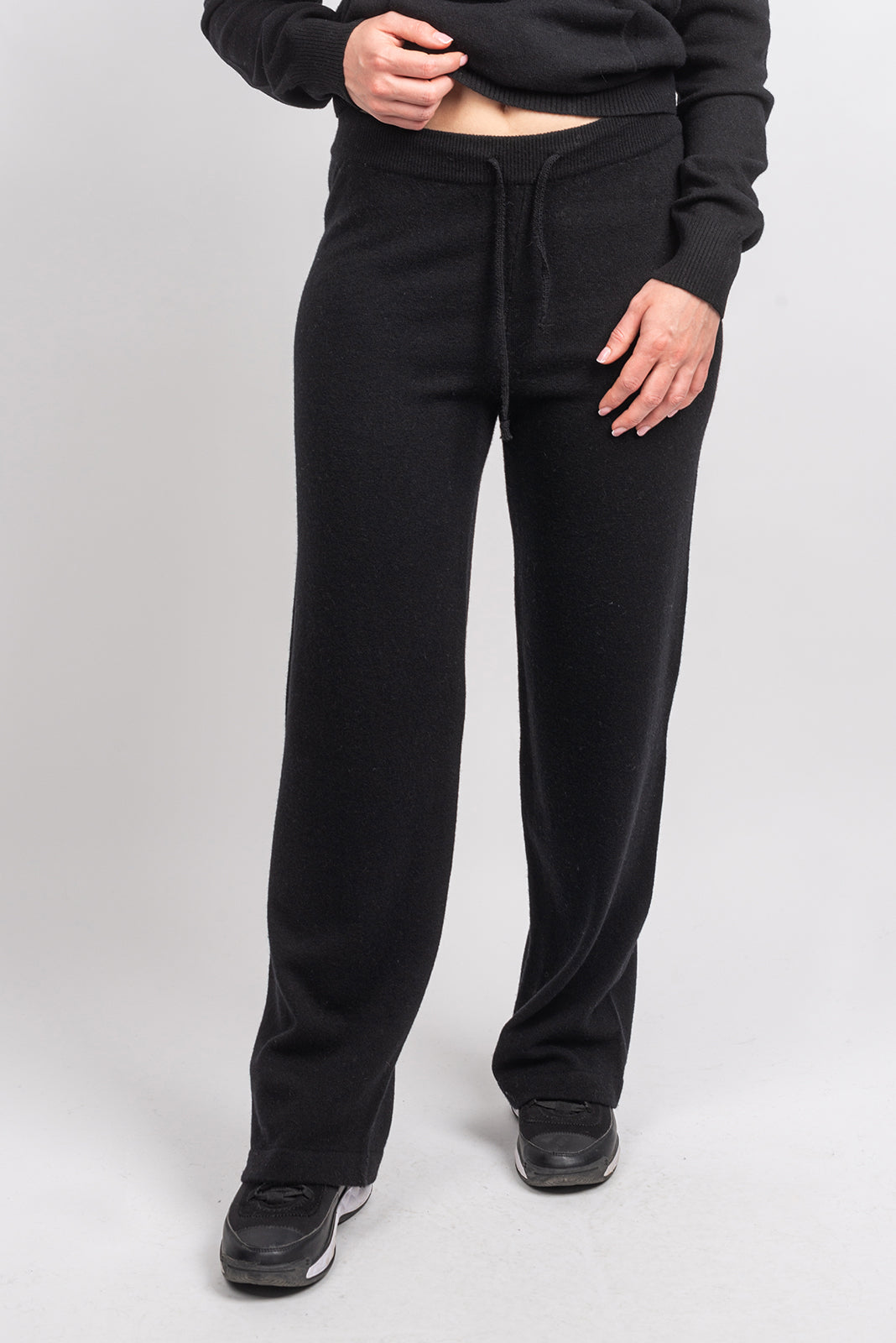 Hose aus Kaschmirmischung, Farbe Schwarz | Dalle Piane Cashmere