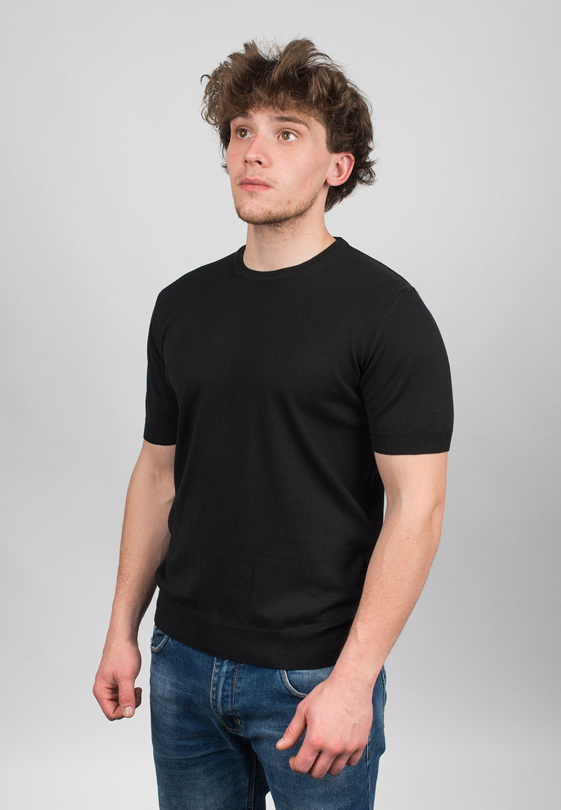 T-Shirt mit kurzen Ärmeln 100% Baumwolle | Dalle Piane Cashmere