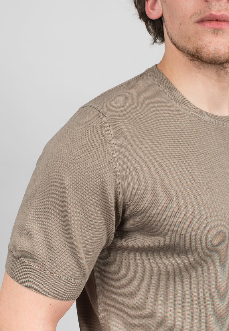 T-Shirt mit kurzen Ärmeln 100% Baumwolle | Dalle Piane Cashmere