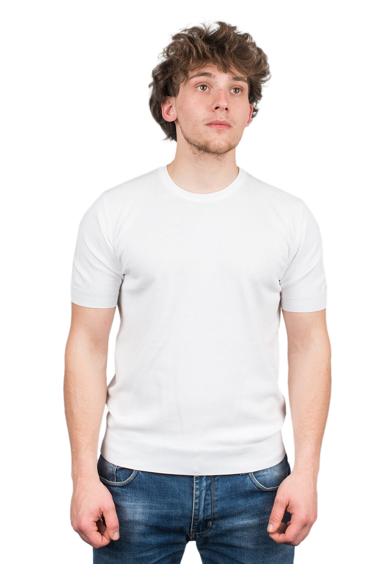 T-Shirt mit kurzen Ärmeln 100% Baumwolle | Dalle Piane Cashmere