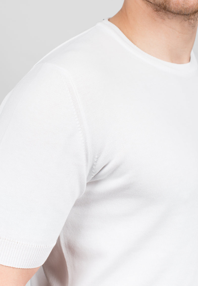 T-Shirt mit kurzen Ärmeln 100% Baumwolle | Dalle Piane Cashmere