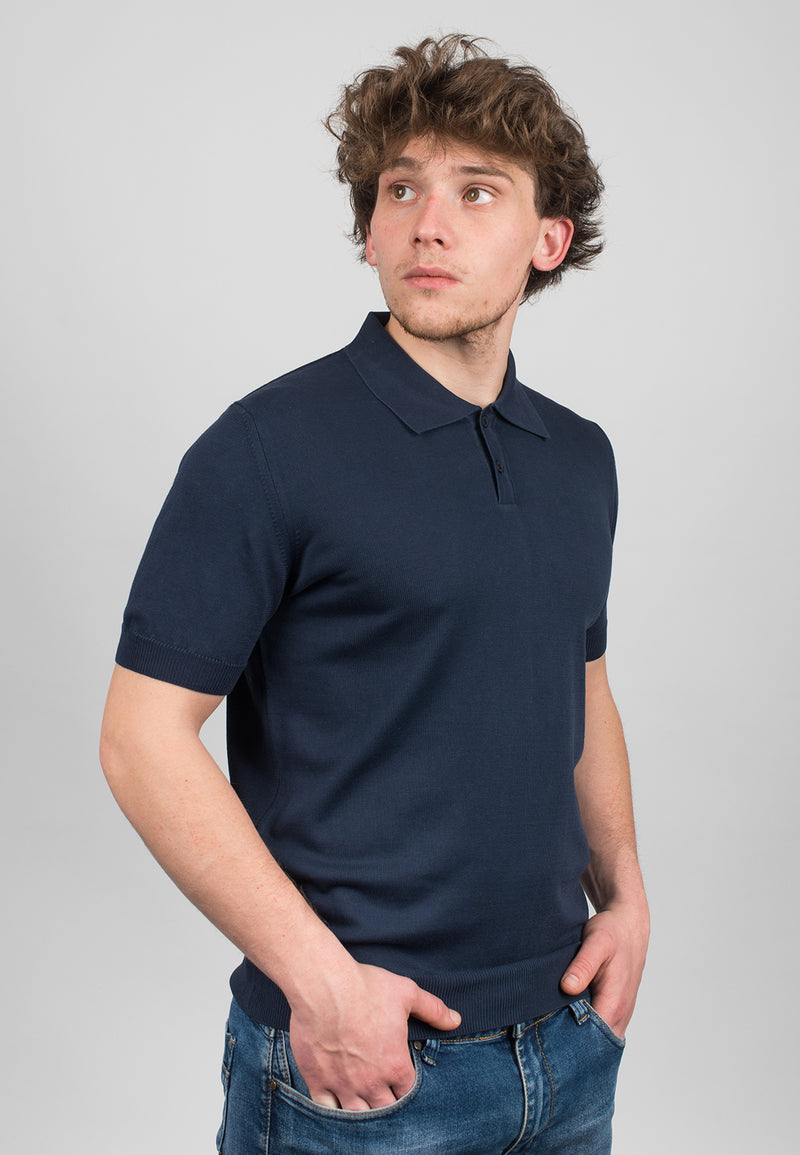 Polo mit kurzen Ärmeln 100% Baumwolle | Dalle Piane Cashmere