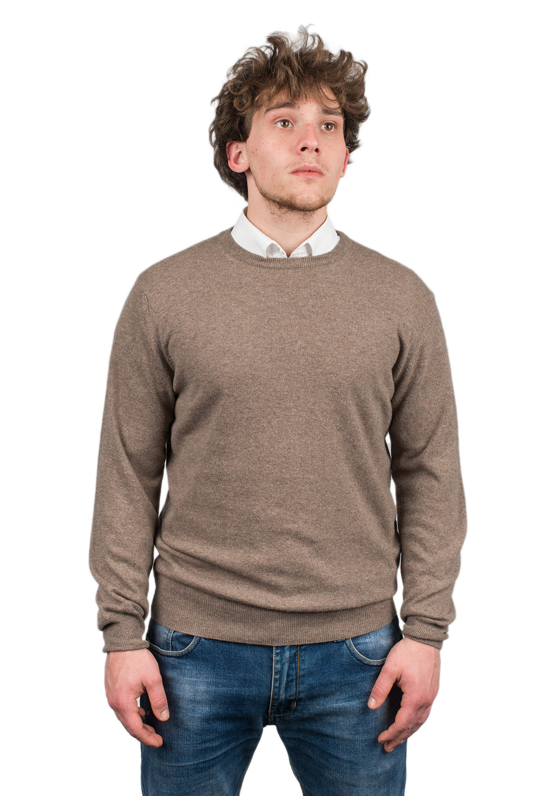 Rundhalsausschnitt aus Kaschmirmischung | Dalle Piane Cashmere