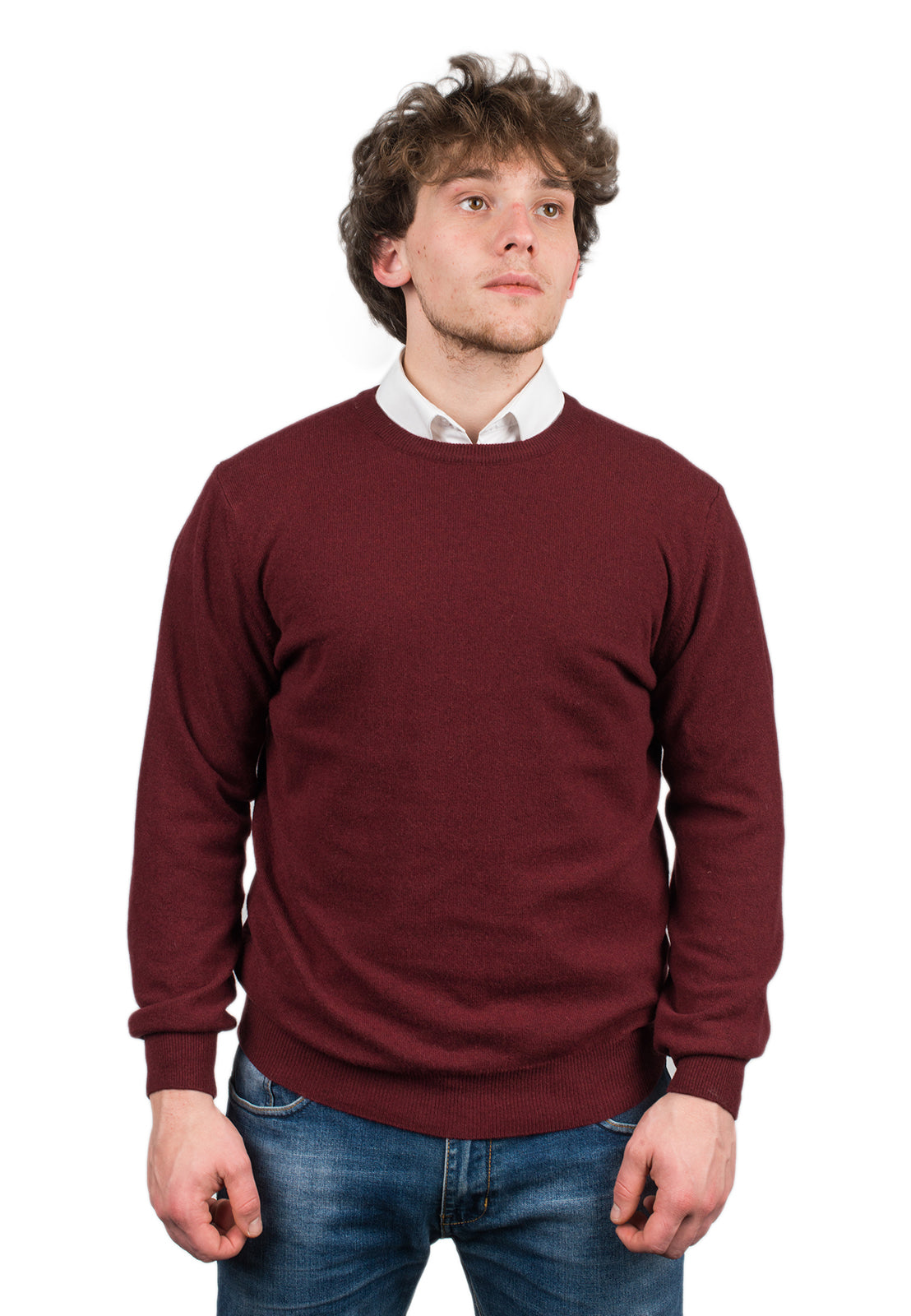 Rundhalsausschnitt aus Kaschmirmischung | Dalle Piane Cashmere