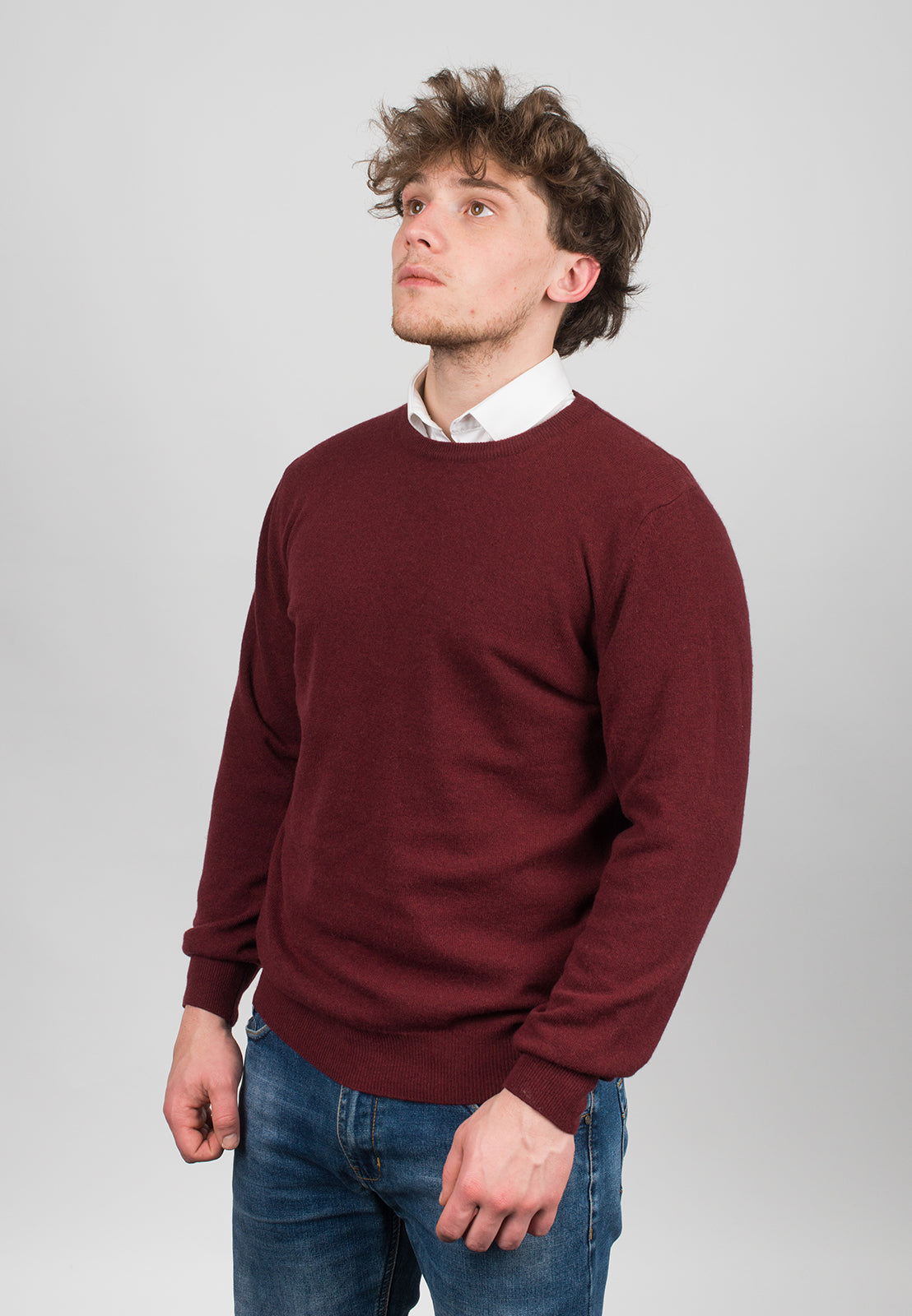 Rundhalsausschnitt aus Kaschmirmischung | Dalle Piane Cashmere