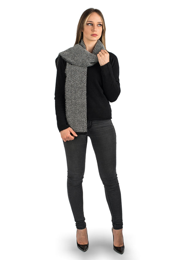Salz und Pfeffer Schal | Dalle Piane Cashmere