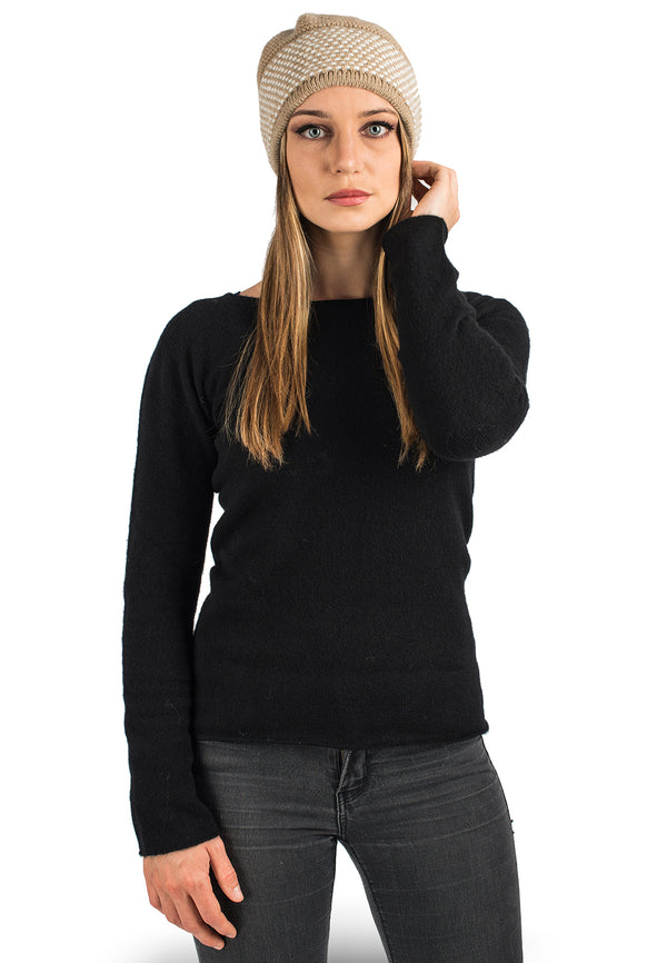 Salz und Pfeffer Hut | Dalle Piane Cashmere