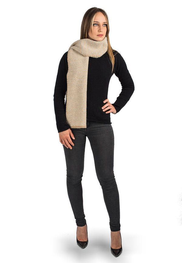 Salz und Pfeffer Schal | Dalle Piane Cashmere