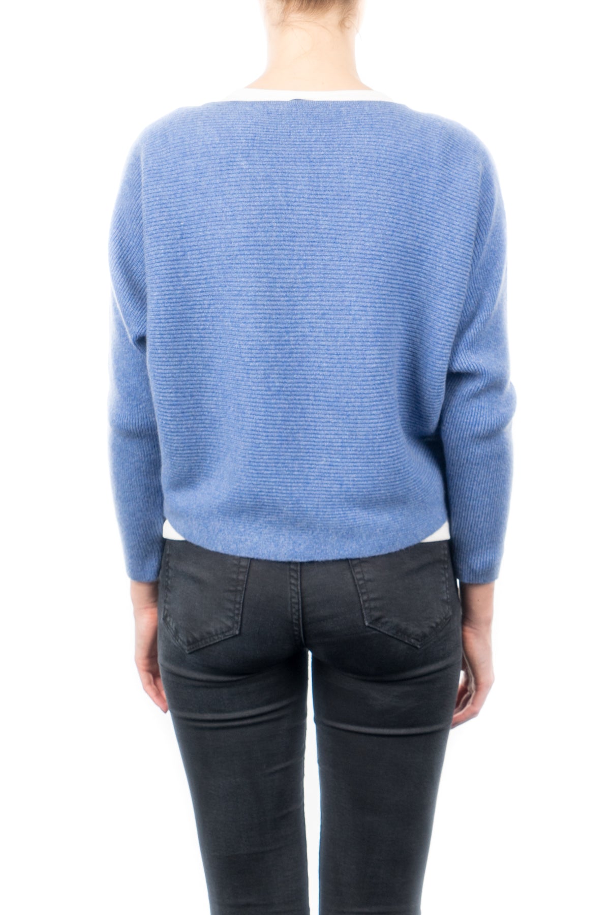 Kurze Strickjacke 100% Kaschmirknöpfen | Dalle Piane Cashmere
