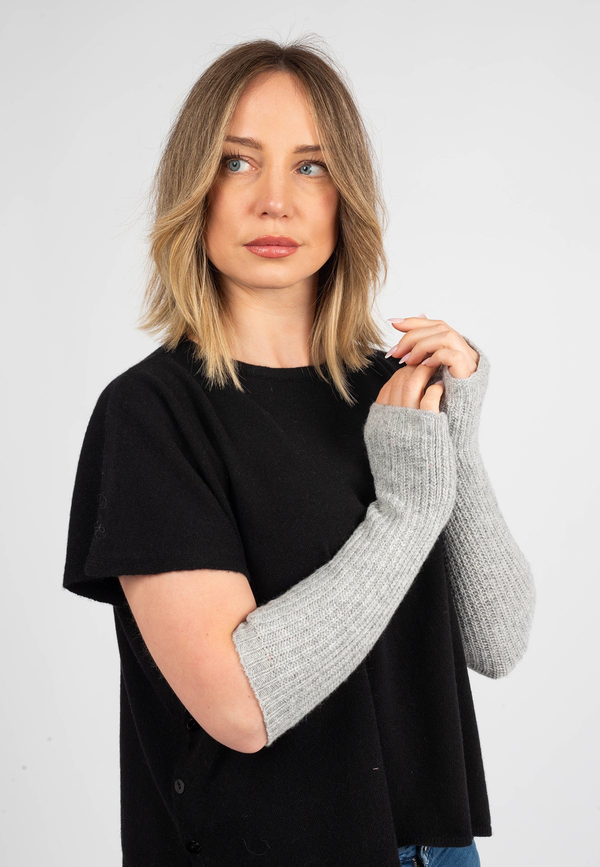Armstulpen aus Kaschmirmischung | Dalle Piane Cashmere