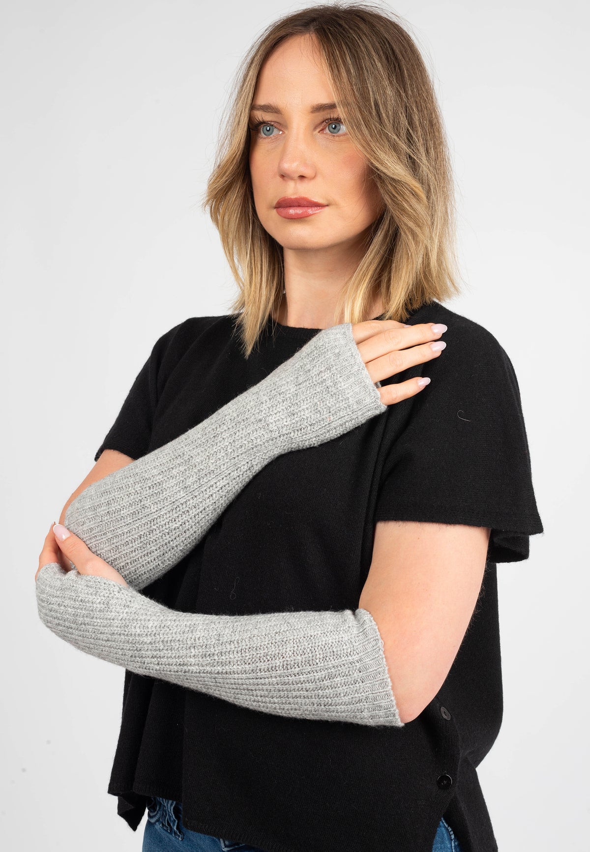 Armstulpen aus Kaschmirmischung | Dalle Piane Cashmere