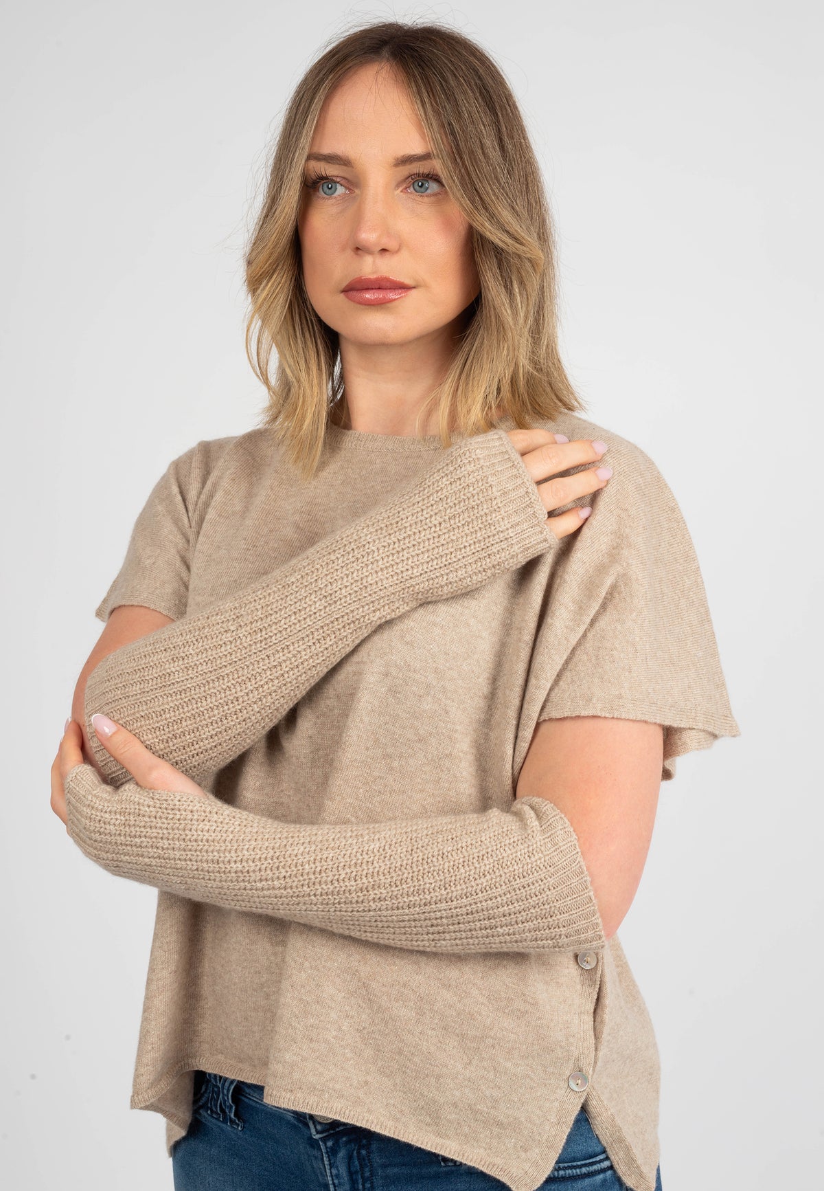 Armstulpen aus Kaschmirmischung | Dalle Piane Cashmere