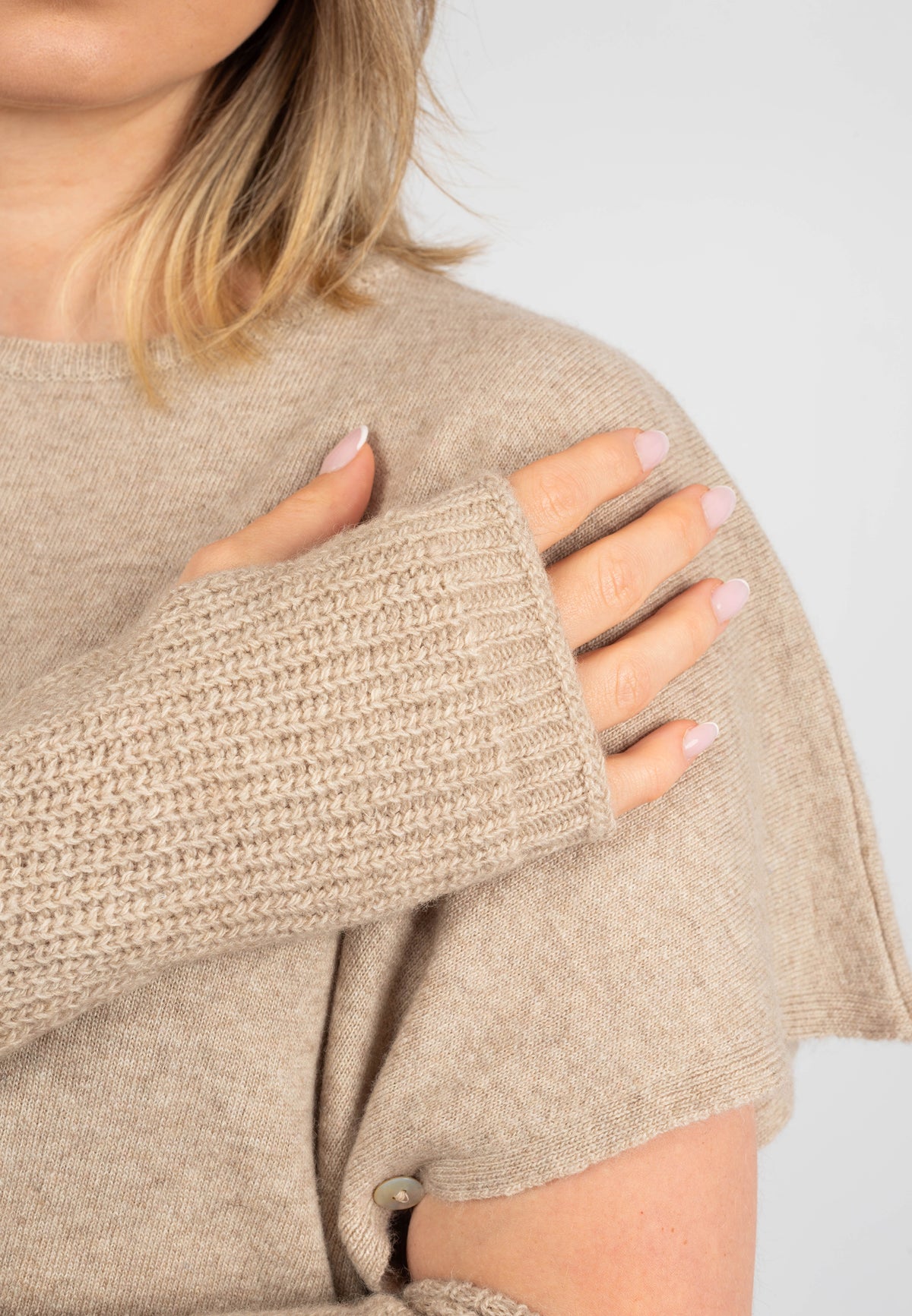 Armstulpen aus Kaschmirmischung | Dalle Piane Cashmere