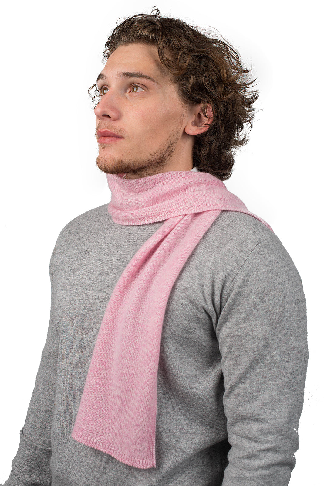 Mini Schal 100 % Kaschmir, Farbe Rosa | Dalle Piane Cashmere