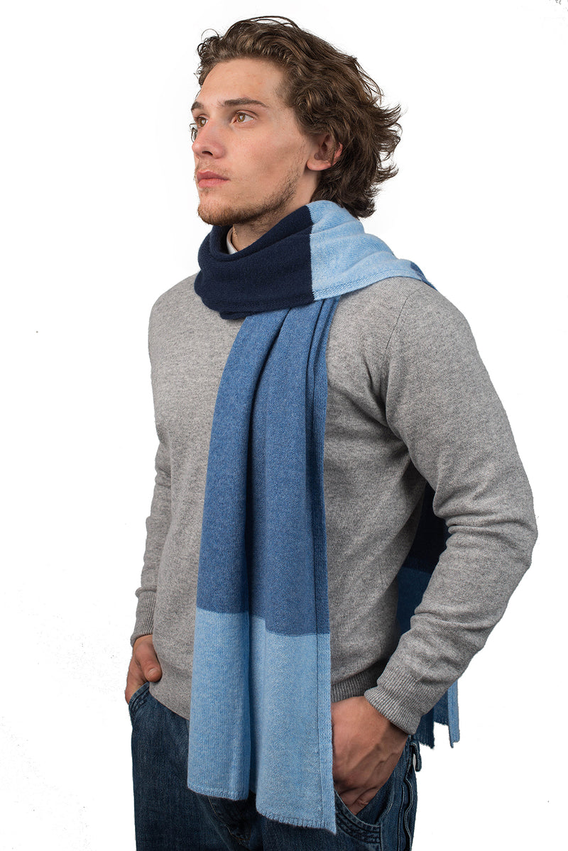 Streifen Schal 100% Kaschmir | Dalle Piane Cashmere