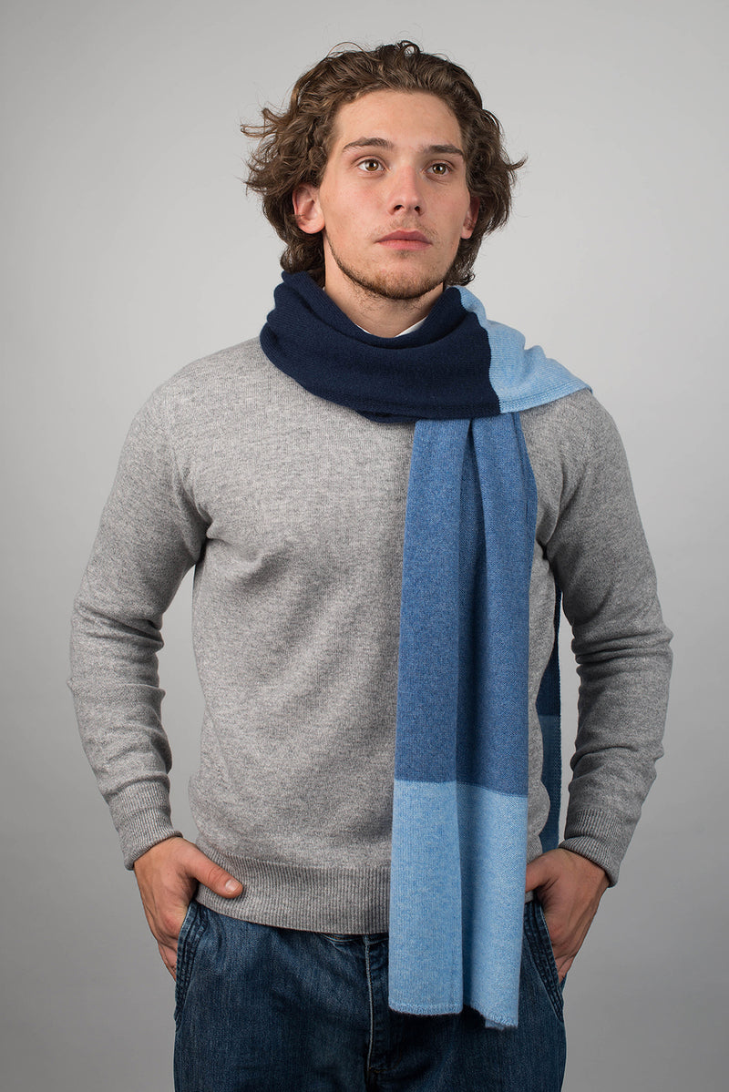 Streifen Schal 100% Kaschmir | Dalle Piane Cashmere