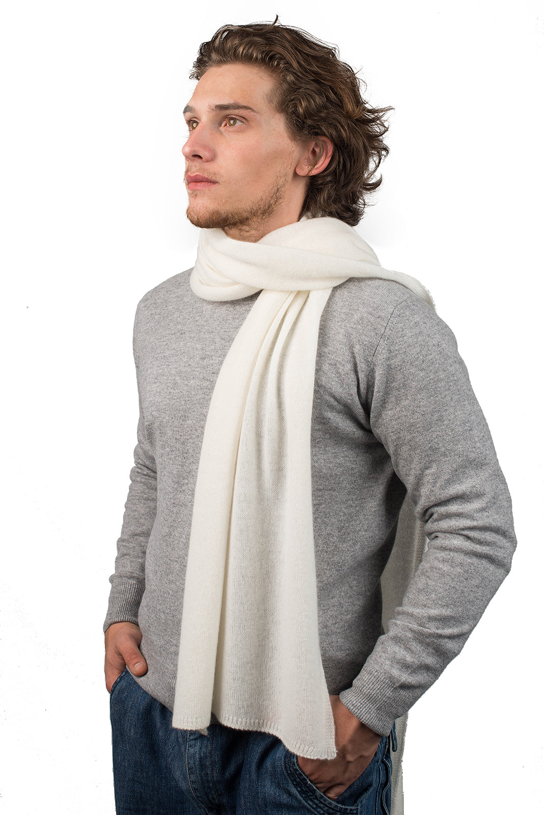 Einfarbiger Schal 100% Kaschmir | Dalle Piane Cashmere