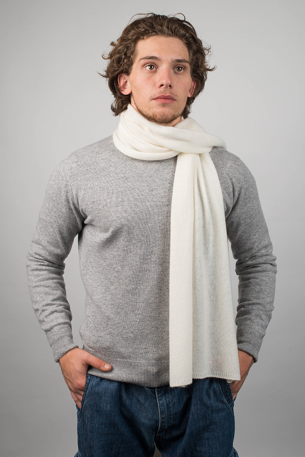 Einfarbiger Schal 100% Kaschmir | Dalle Piane Cashmere