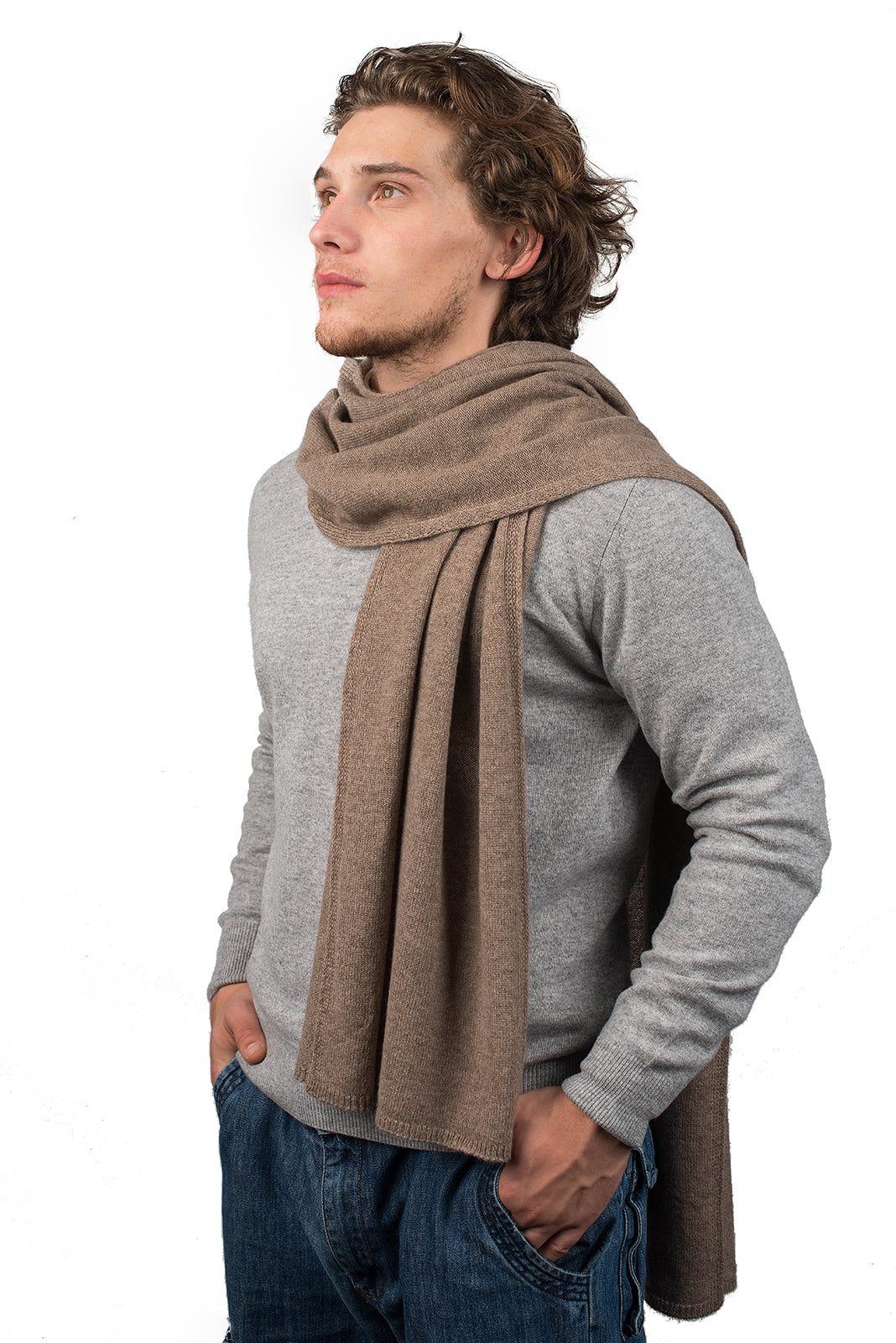 Einfarbiger Schal 100% Kaschmir | Dalle Piane Cashmere