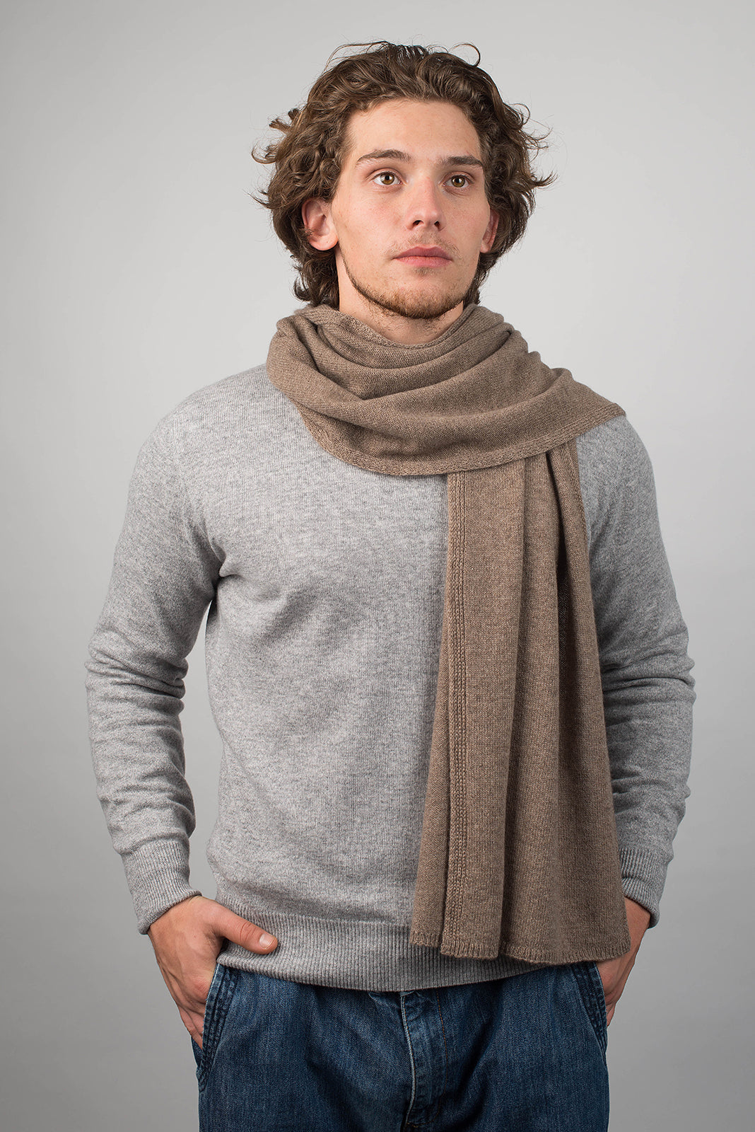 Einfarbiger Schal 100% Kaschmir | Dalle Piane Cashmere