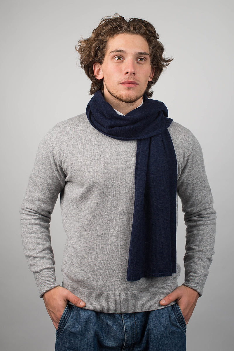 Einfarbiger Schal 100% Kaschmir | Dalle Piane Cashmere