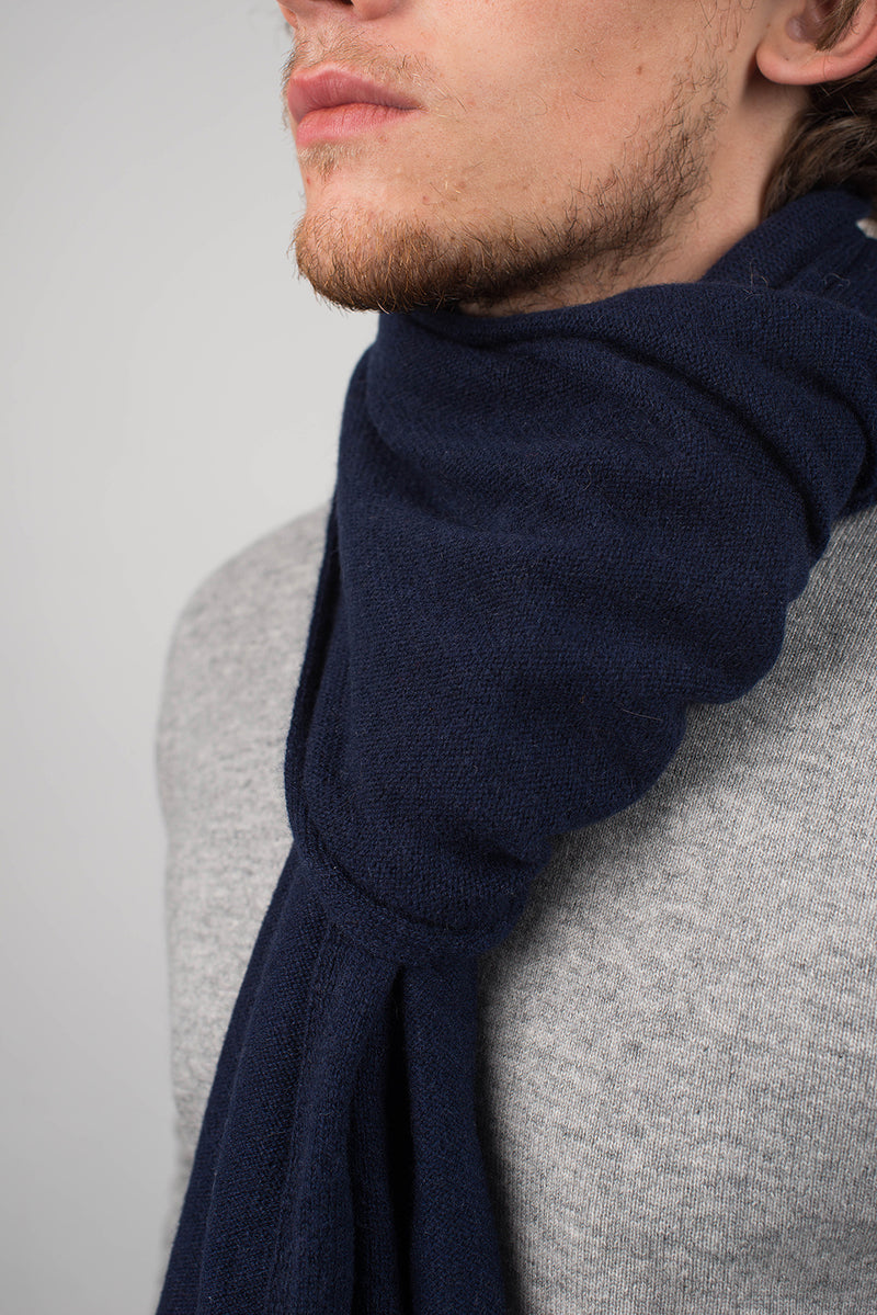 Einfarbiger Schal 100% Kaschmir | Dalle Piane Cashmere