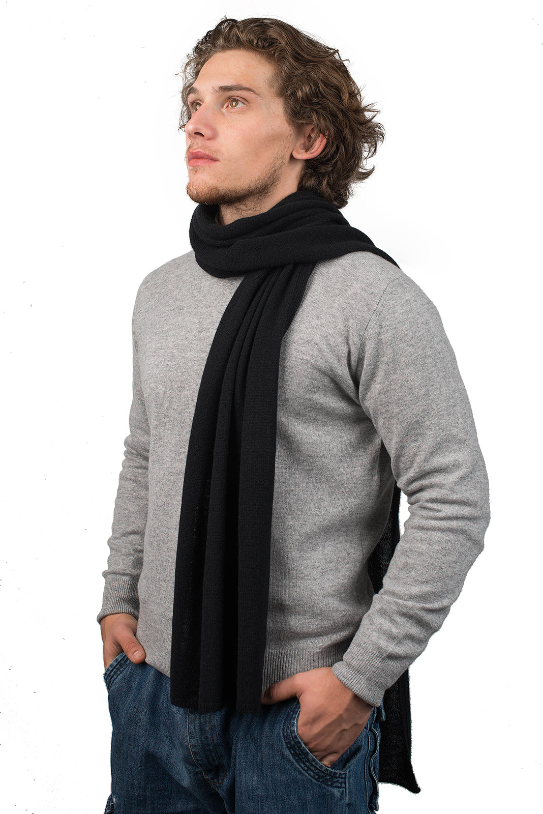 Einfarbiger Schal 100% Kaschmir | Dalle Piane Cashmere
