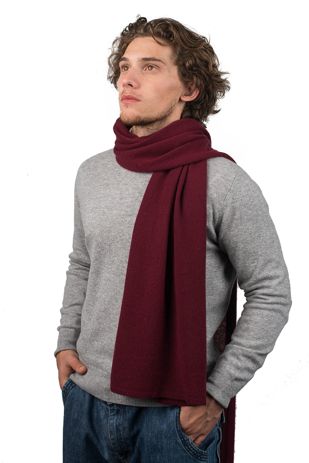 Einfarbiger Schal 100% Kaschmir | Dalle Piane Cashmere