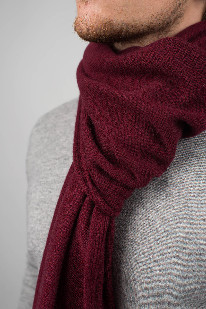 Einfarbiger Schal 100% Kaschmir | Dalle Piane Cashmere