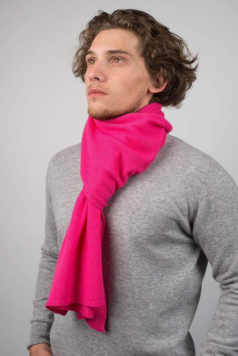 Einfarbiger Schal 100% Kaschmir | Dalle Piane Cashmere