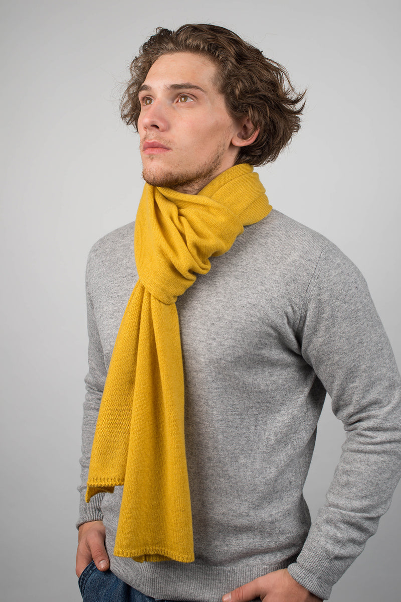 Einfarbiger Schal 100% Kaschmir | Dalle Piane Cashmere