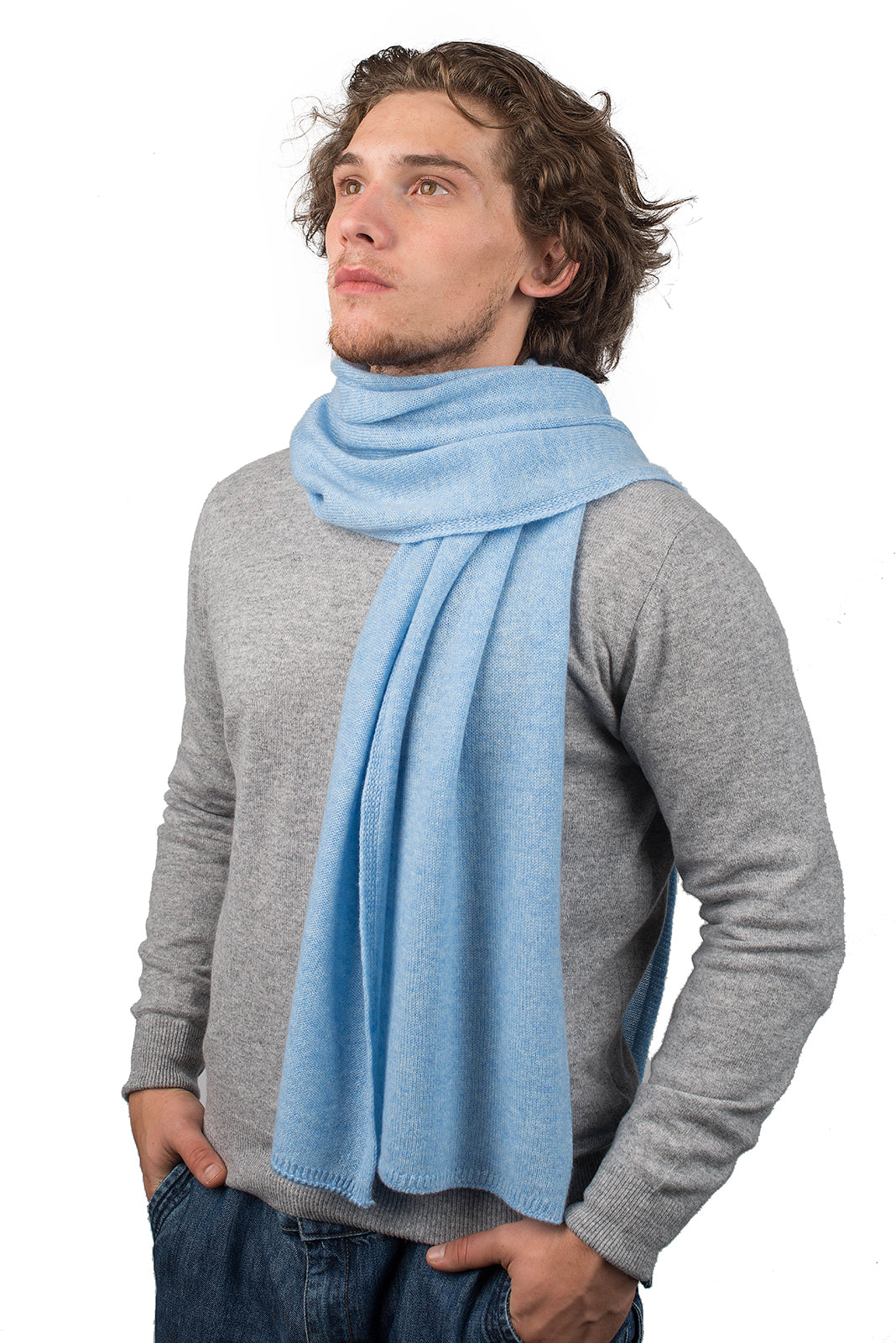 Einfarbiger Schal 100% Kaschmir | Dalle Piane Cashmere