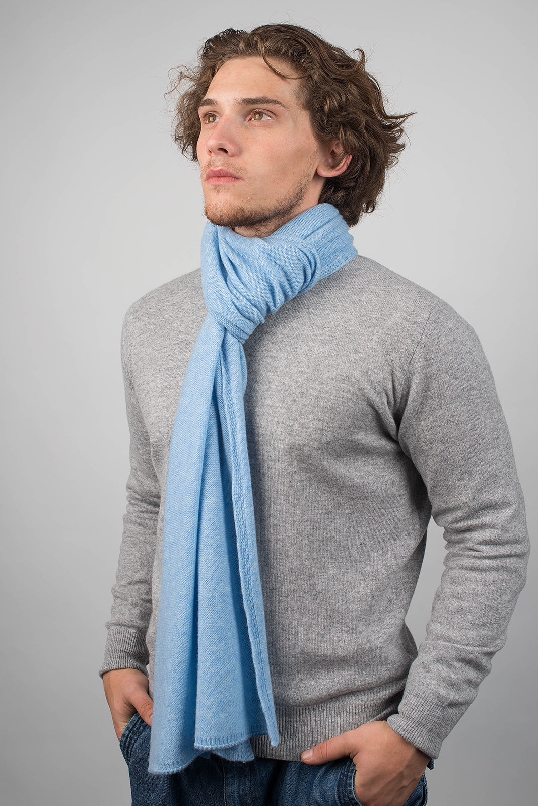 Einfarbiger Schal 100% Kaschmir | Dalle Piane Cashmere