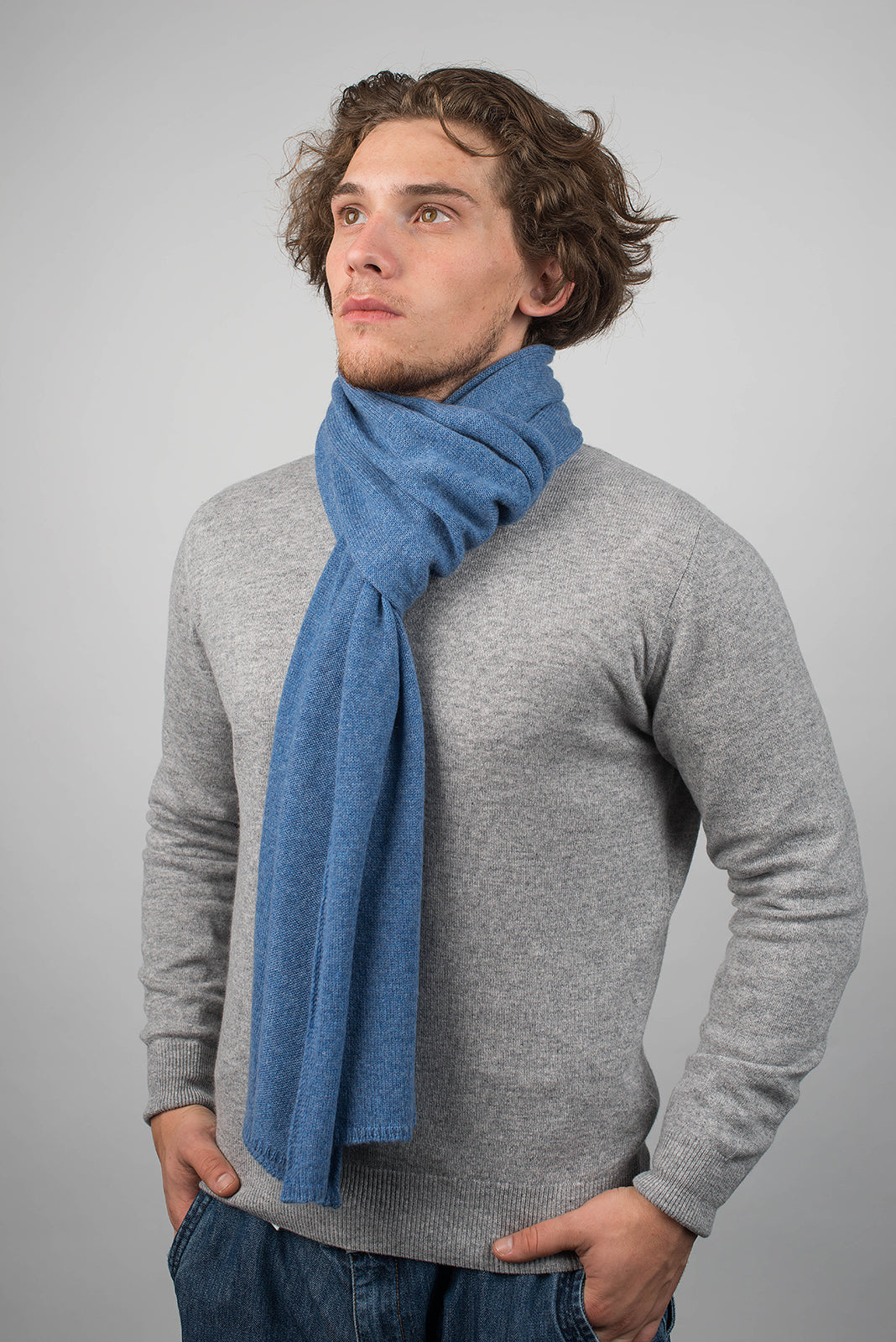 Einfarbiger Schal 100% Kaschmir | Dalle Piane Cashmere