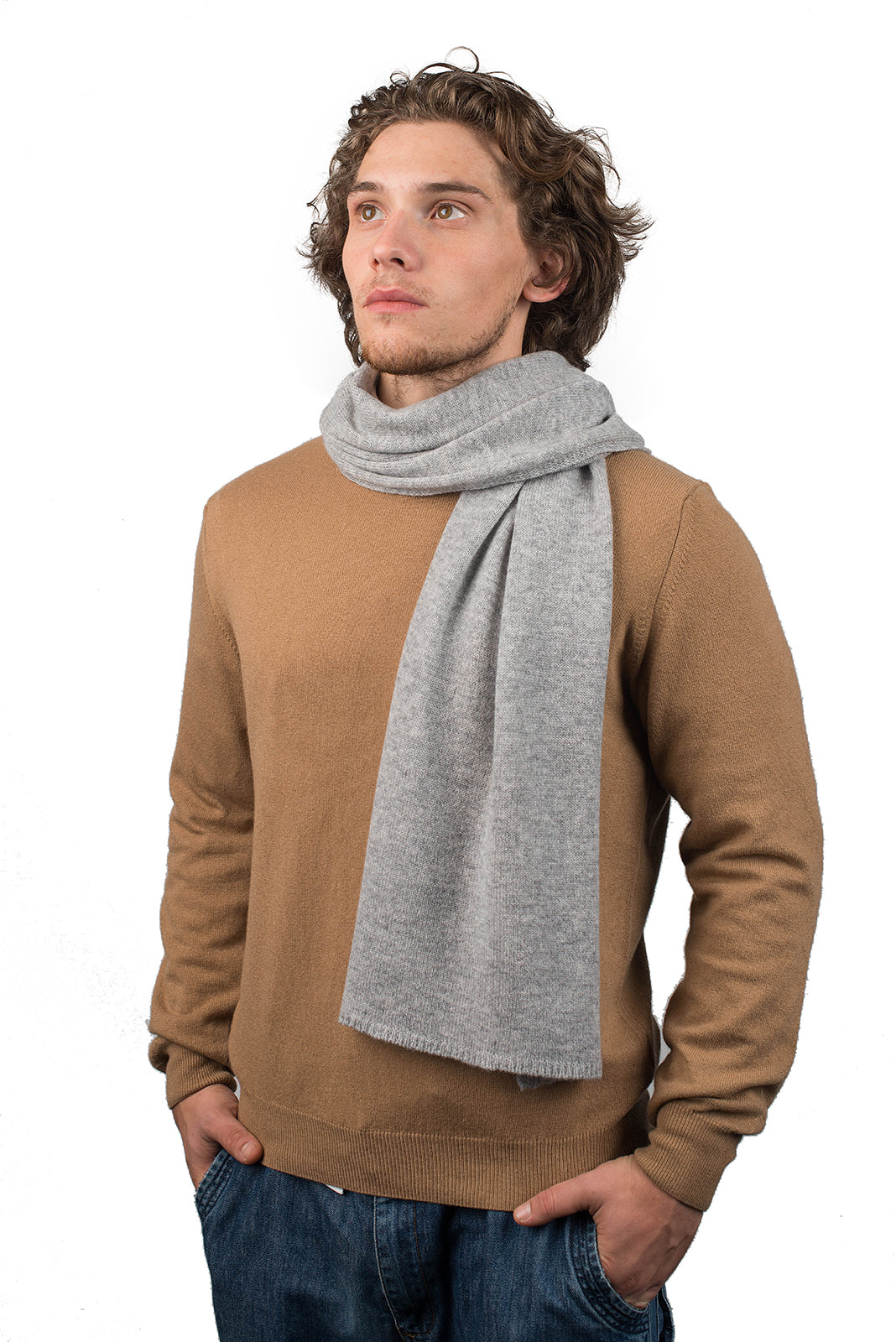 Einfarbiger Schal 100% Kaschmir | Dalle Piane Cashmere