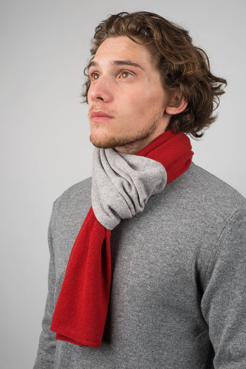 Bicolor Schal 100% Kaschmir | Dalle Piane Cashmere