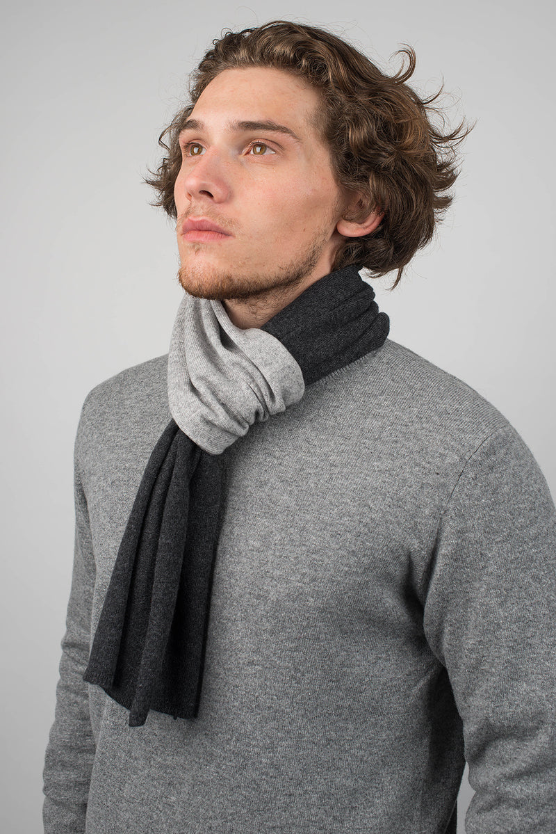 Bicolor Schal 100% Kaschmir | Dalle Piane Cashmere