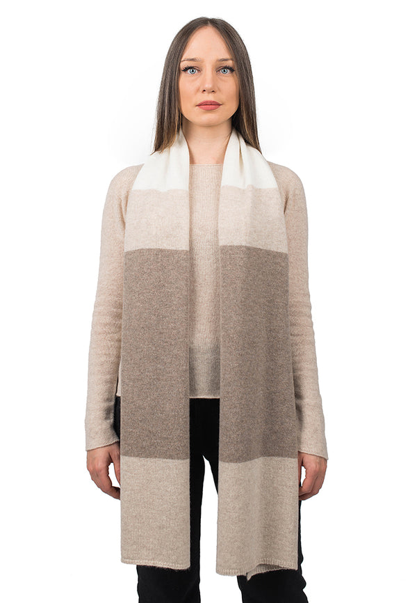 Streifen Schal 100% Kaschmir | Dalle Piane Cashmere