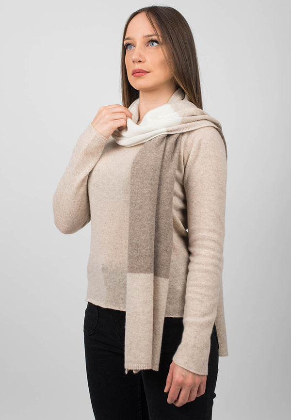 Streifen Schal 100% Kaschmir | Dalle Piane Cashmere