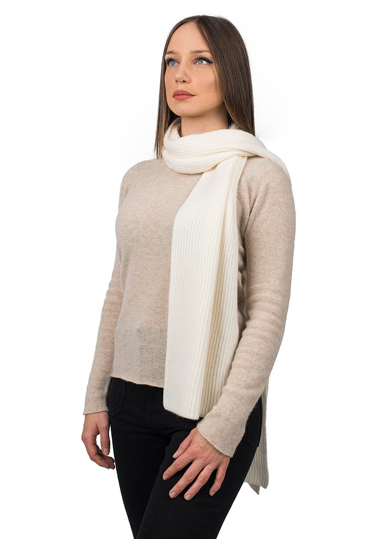 Rippenstich Schal 100% Kaschmir | Dalle Piane Cashmere