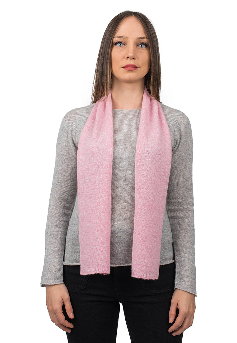 Mini Schal 100 % Kaschmir, Farbe Rosa | Dalle Piane Cashmere