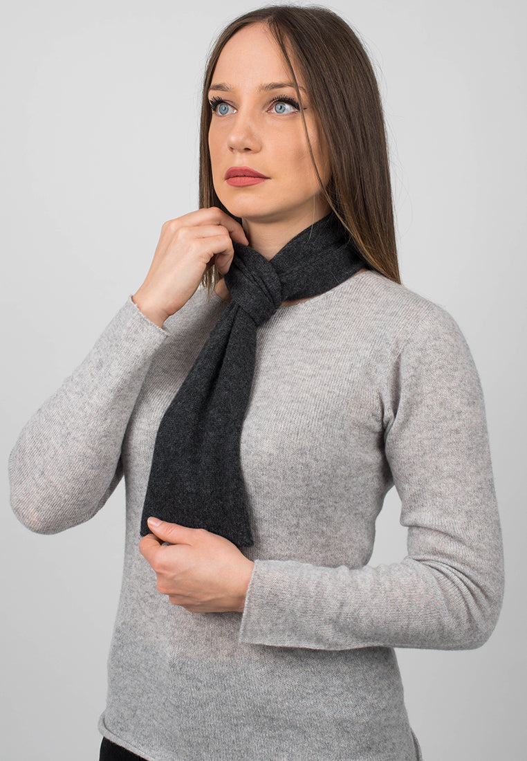 Kurzer Schal 100% Kaschmir | Dalle Piane Cashmere