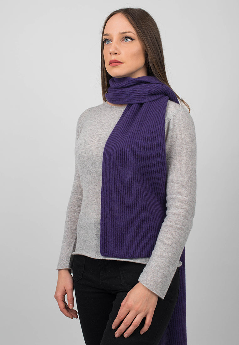 Rippenstich Schal 100% Kaschmir | Dalle Piane Cashmere