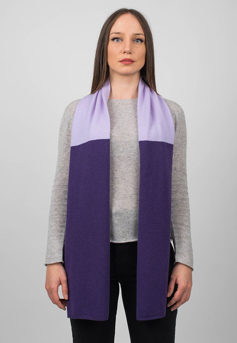 Bicolor Schal 100% Kaschmir | Dalle Piane Cashmere